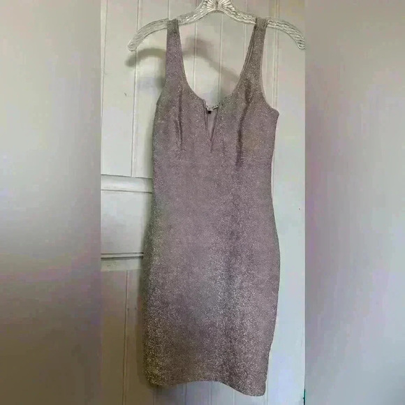 Haute Monde Sparkling threads blush pink dress size small - Picture 5 of 6